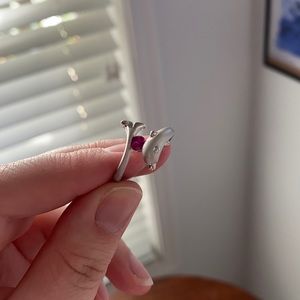 Dolphin Ruby Ring